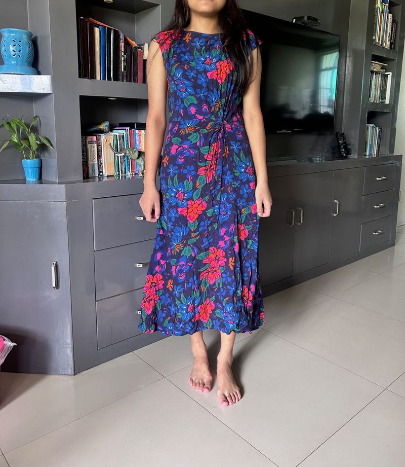 Mango Floral Midi Dress