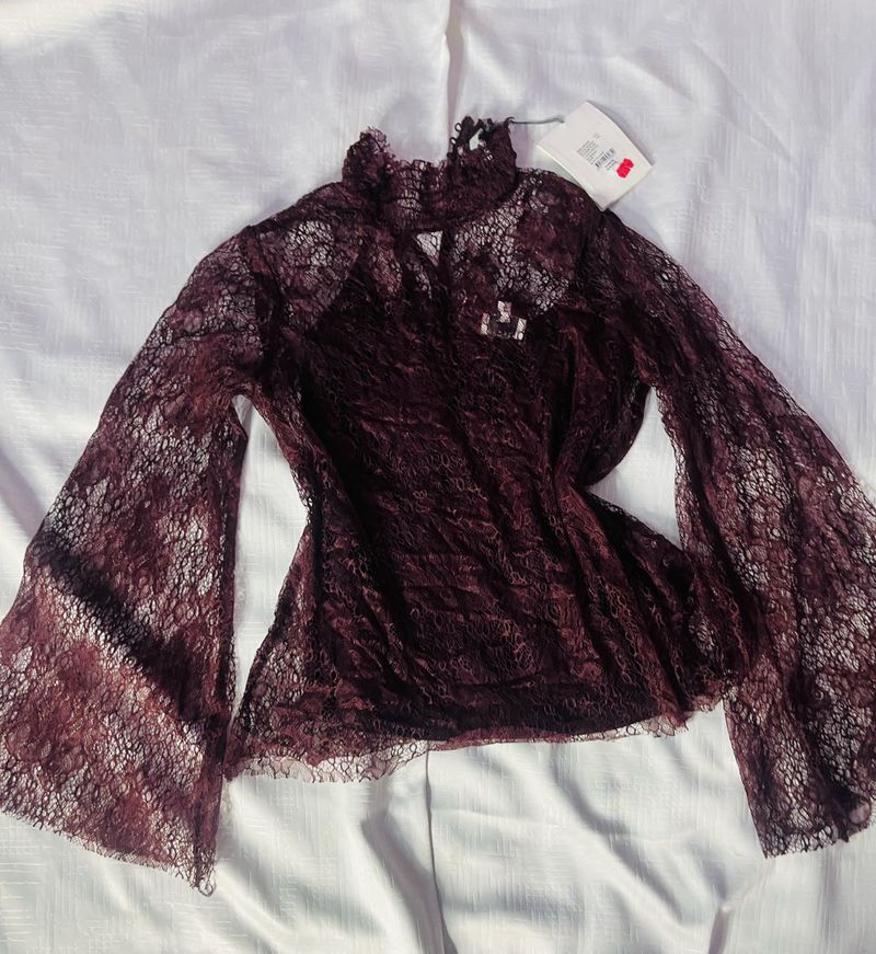 Mesh Lace Top