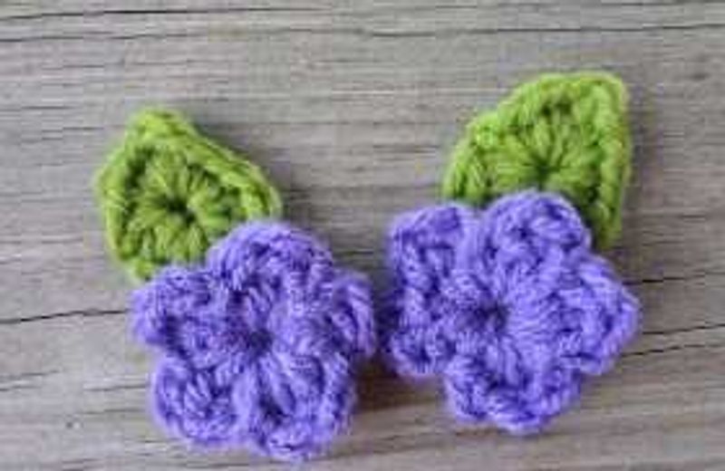 Crochet Flower Appliques