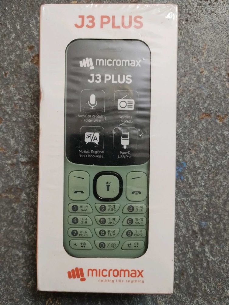 Micromax J3 Plus Feature Phone