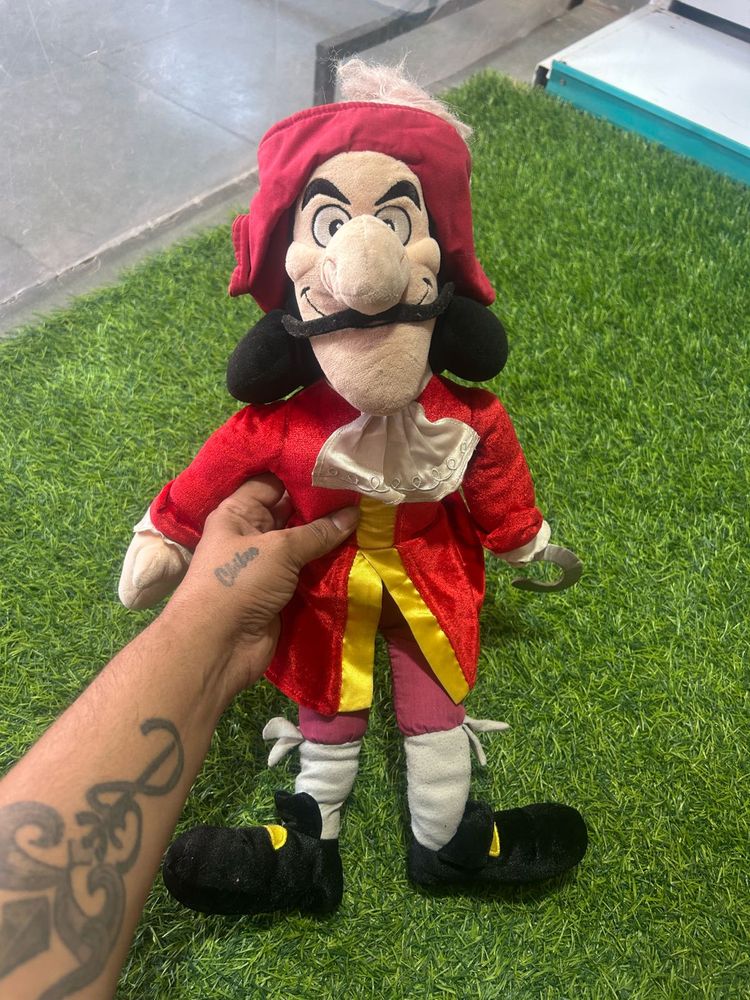 Disney Store Captain Hook 22" Large Plush Stuffed