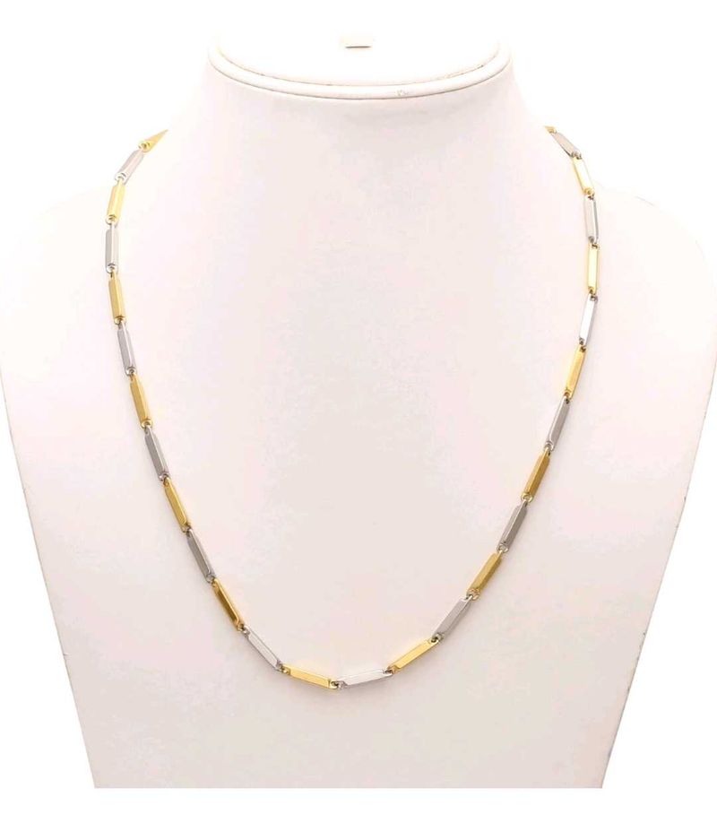 Two-Tone Chain Necklace