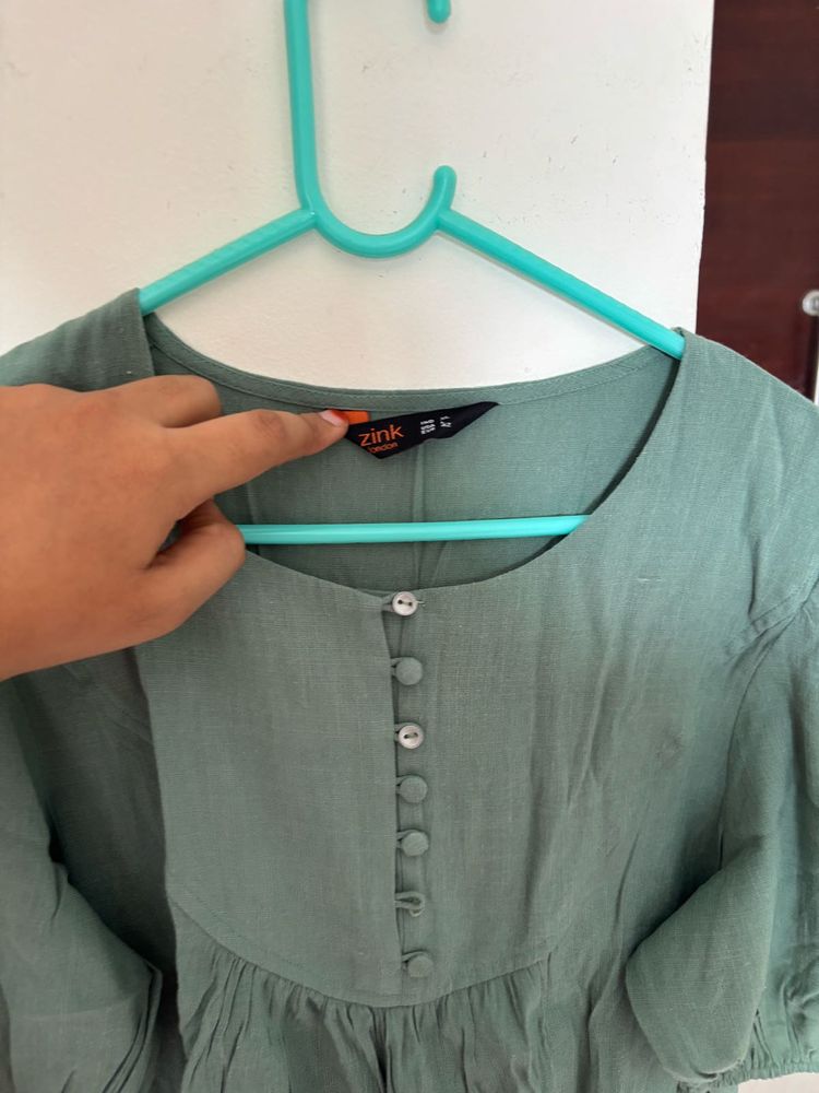 Cute Green Zink Top
