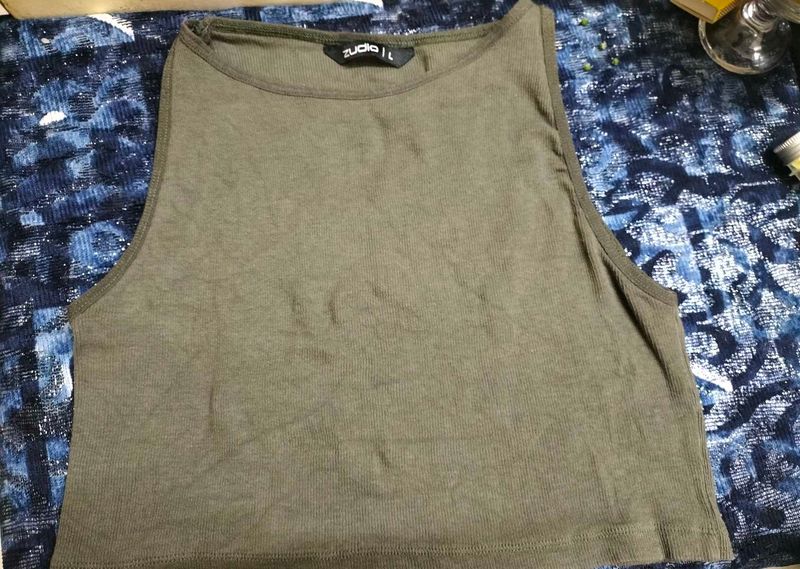 Olive Green Tank Top