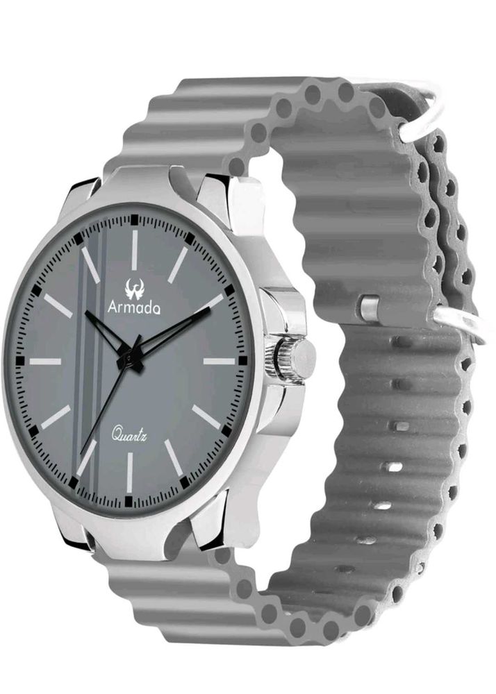 Armada Grey Quartz Watch For Men And Women