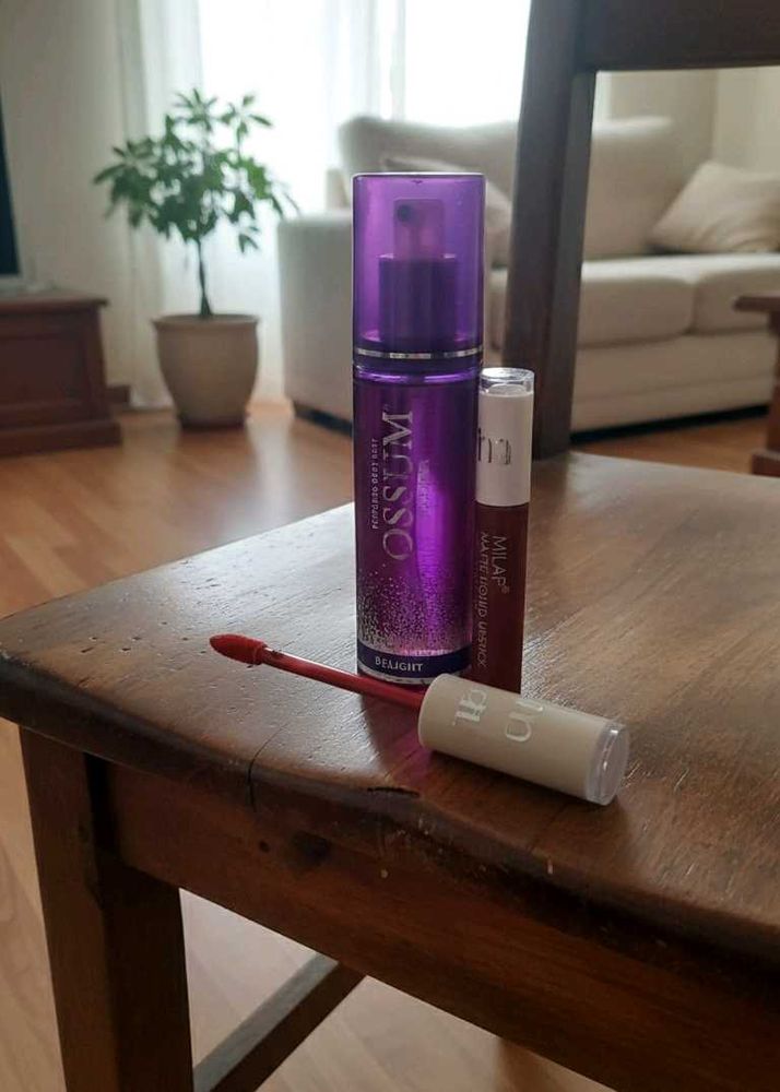 Lipsticks Set and perfume