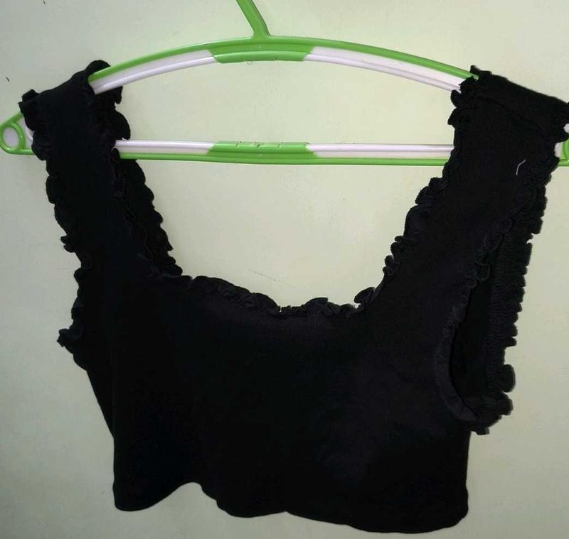 Black Crop Top