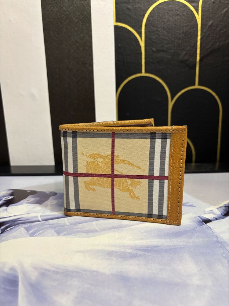 Burberry Check Bi-fold Wallet