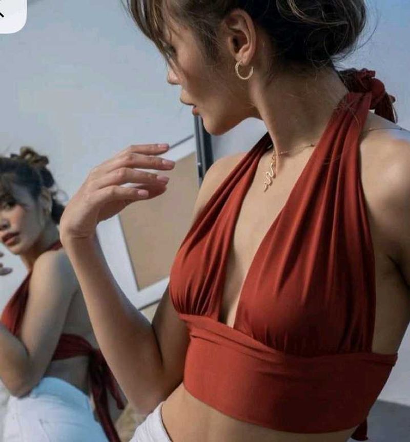 Rust Halter Top
