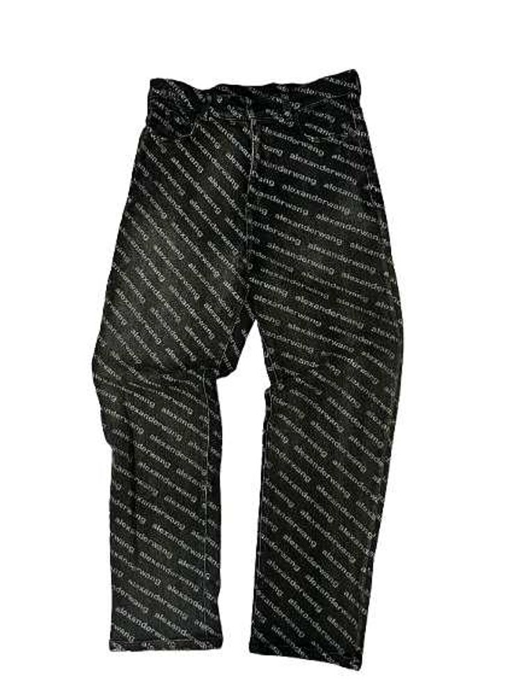 alexanderwangny logo patterned Denims
