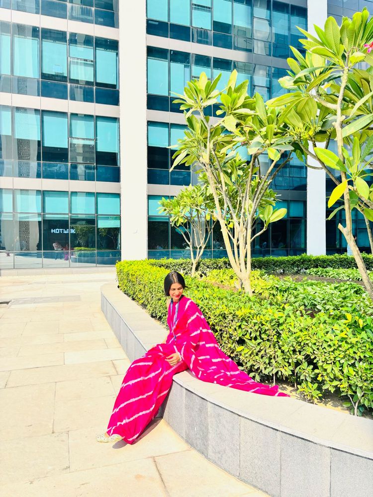 Elegant Pink Saree