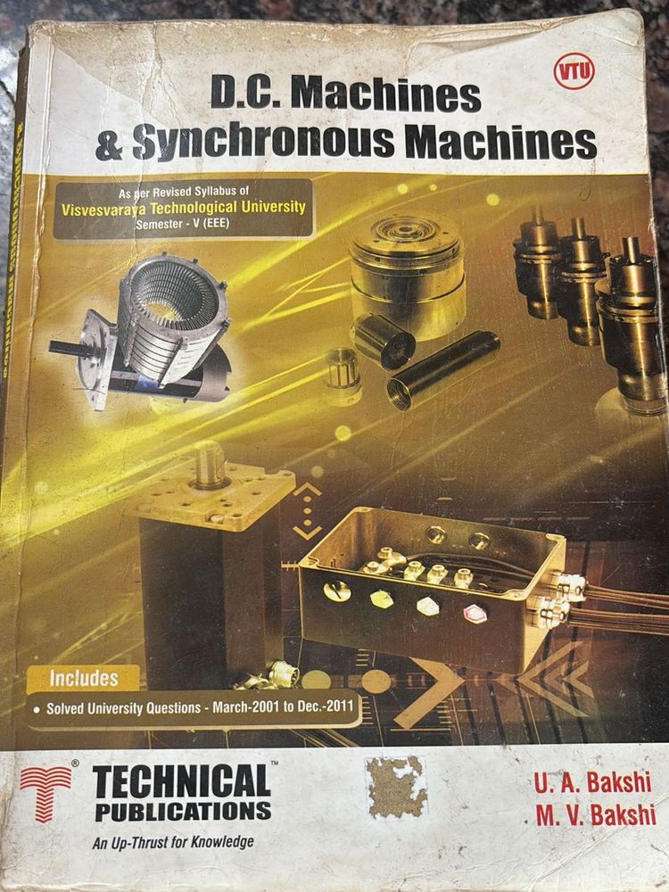 D.C. Machines &amp; Synchronous Machine