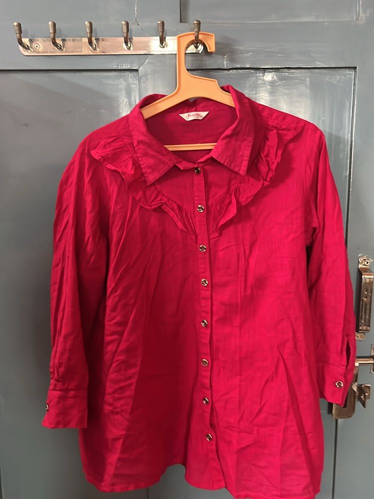 Maishi Deep Pink Short Kurti