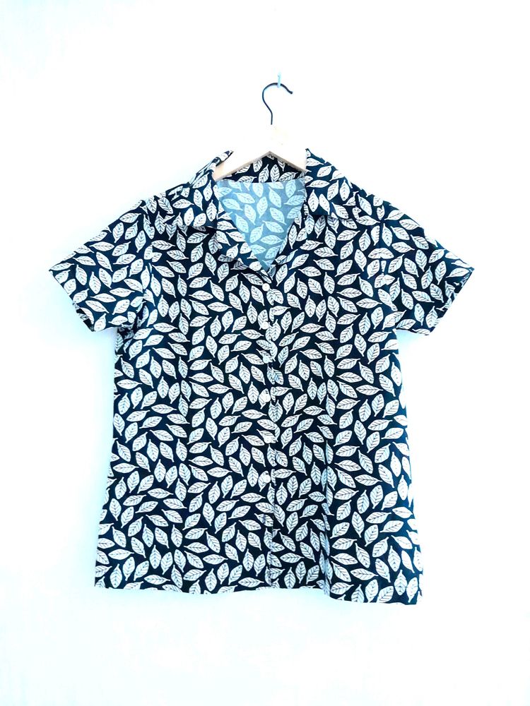 Black Printed Shirt (Women&#39;s)