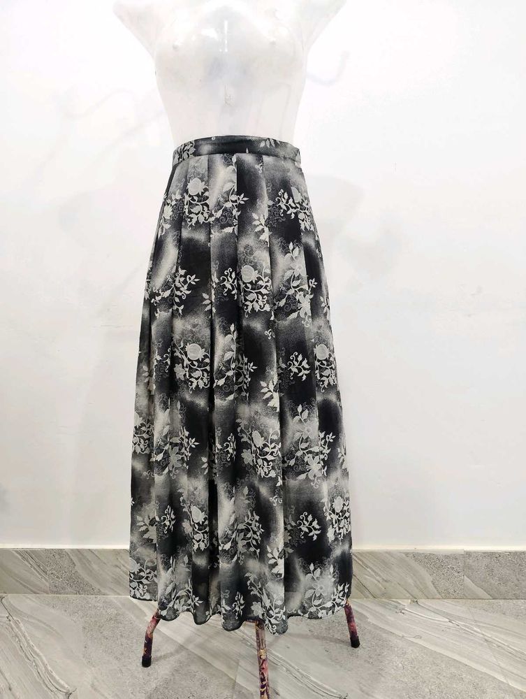 Floral Print Maxi Skirt