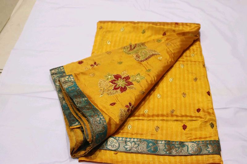 Yellow Dress Material