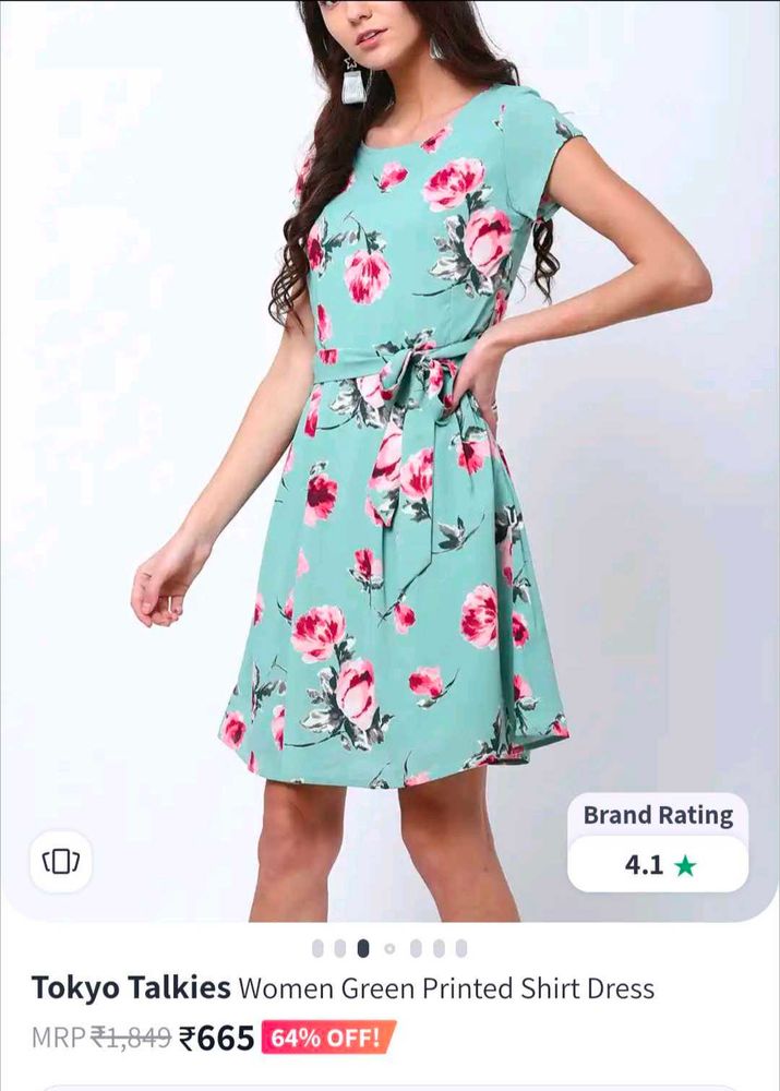 🌸💮Tokyo Talkies Floral Print Dress🌸💮