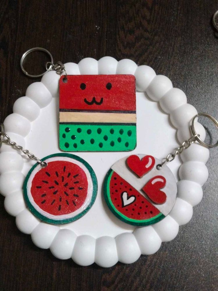 Cute Watermelon Keychains