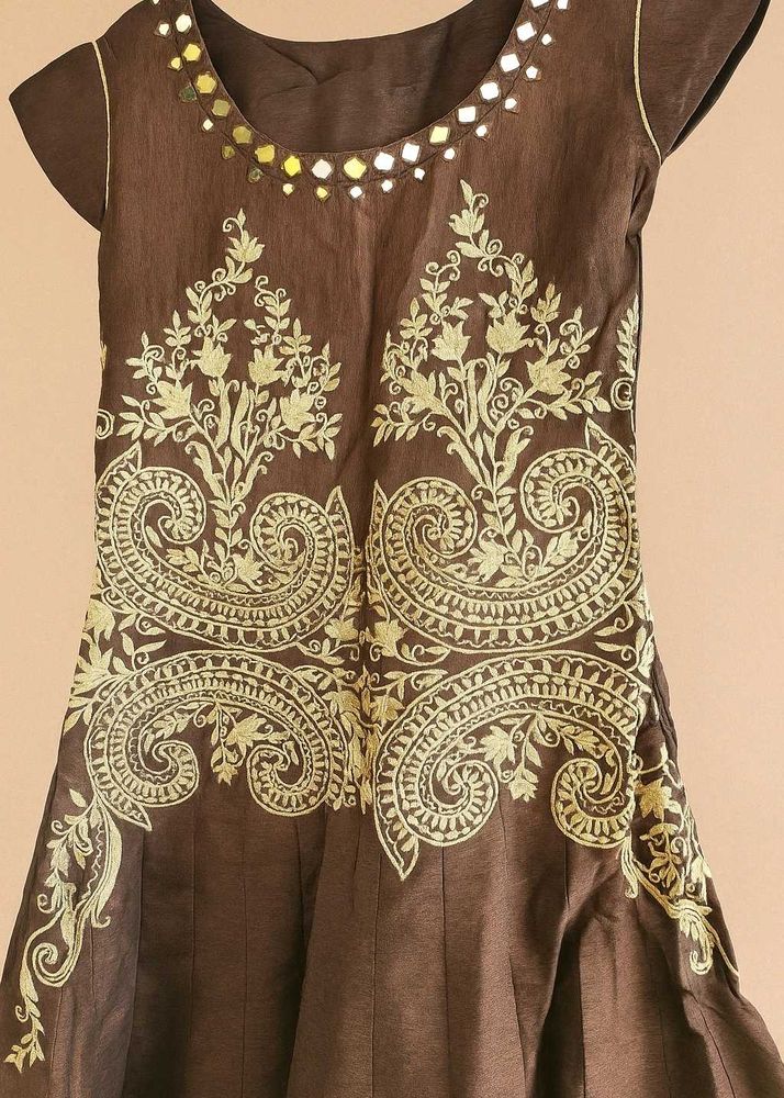 Festive Long Gown/Dress  🤎Brown