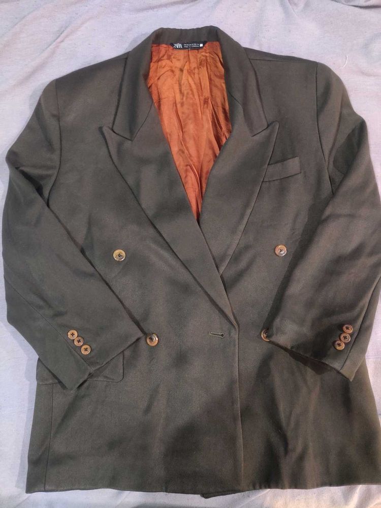 Zara orignal premium Olive Green Blazer