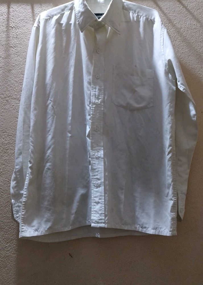 Men Classic White Shirt 👔