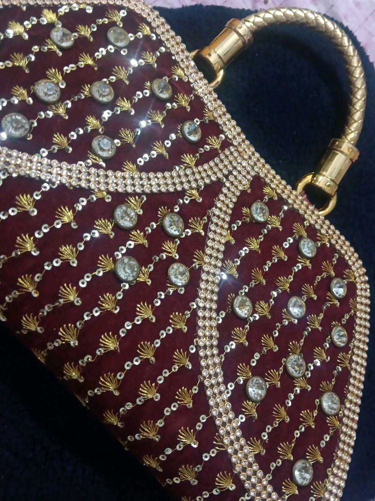 Embellished Clutch Bag