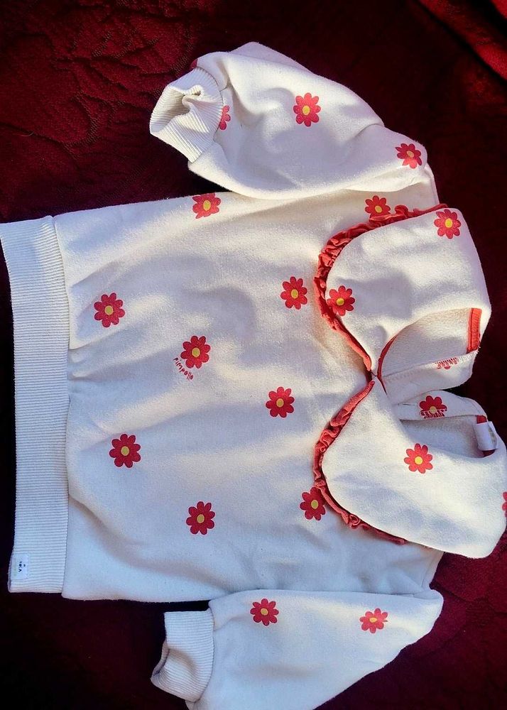 Flowers Print Sweatshirt