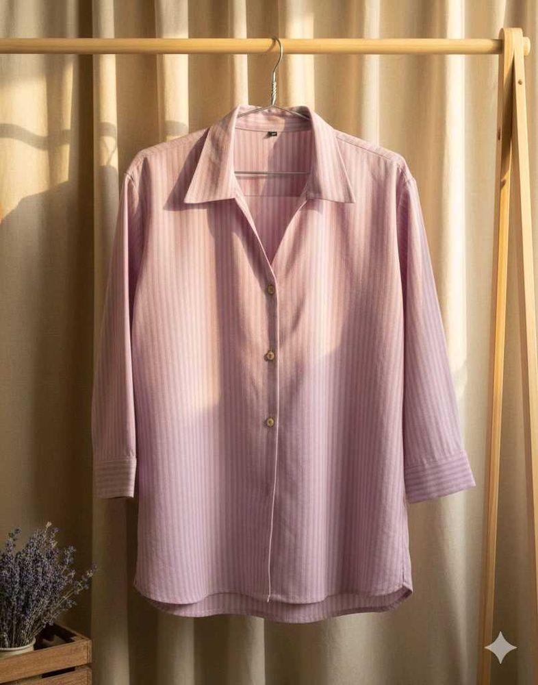 Striped Button-Down Shirt