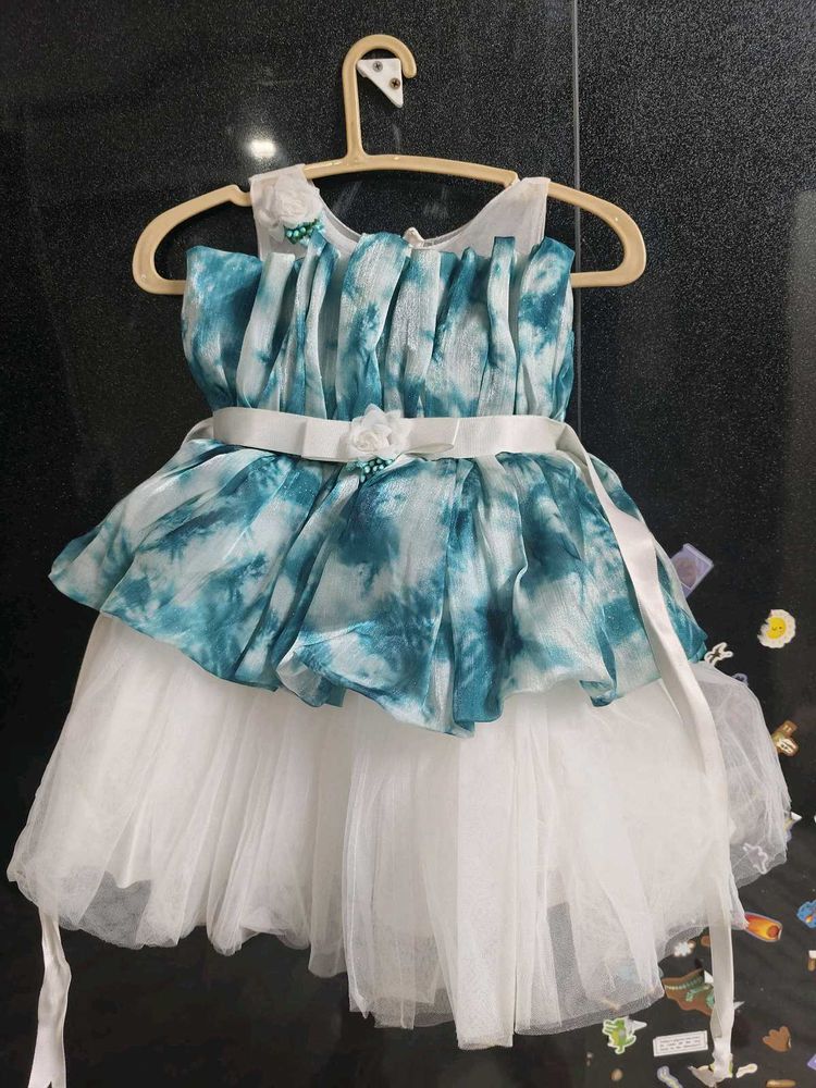 Cute Blue &amp; White Dress