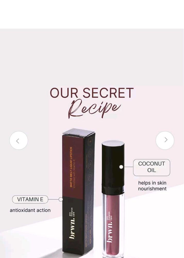 BRWN Matte Melt Liquid Lipstick