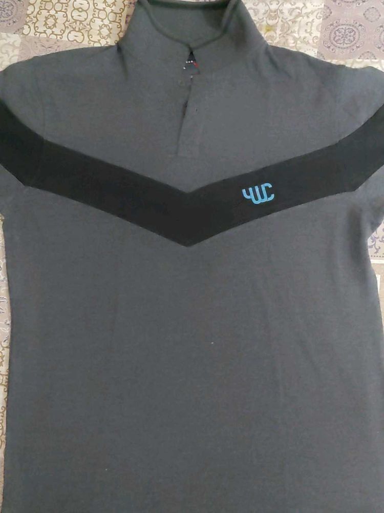 Men's Gray Polo Shirt