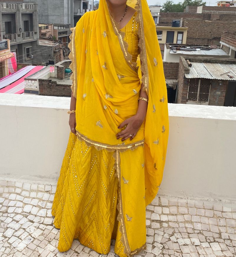 Lahenga For Haldi