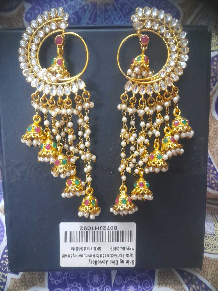 Beautiful Long Statement Danglers