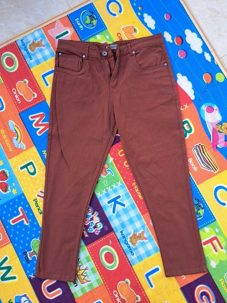 Brown Casual Jeans