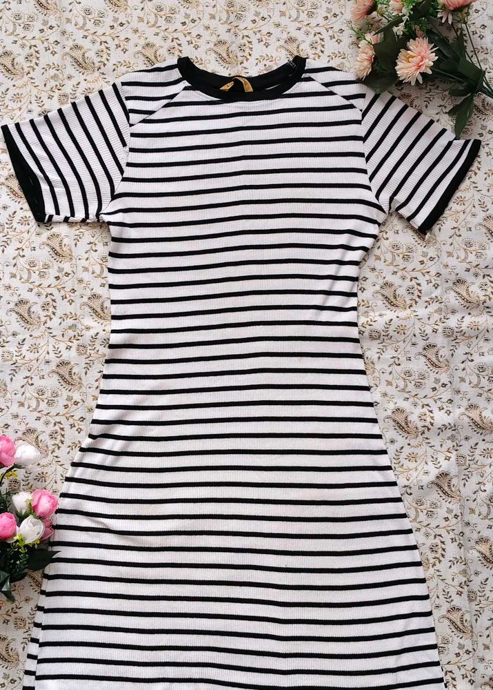 Striped T-Shirt Dress
