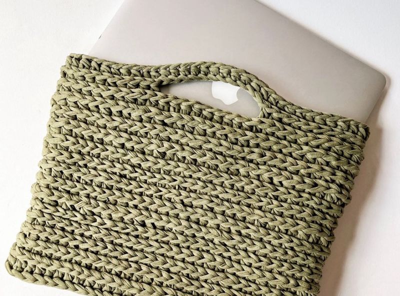 Woven Laptop Bag