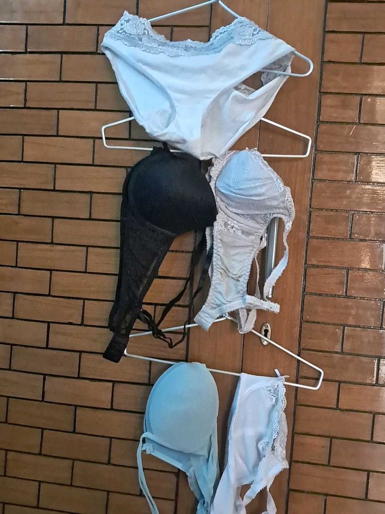 Combo Of  Five  Imported Fabric Bra
