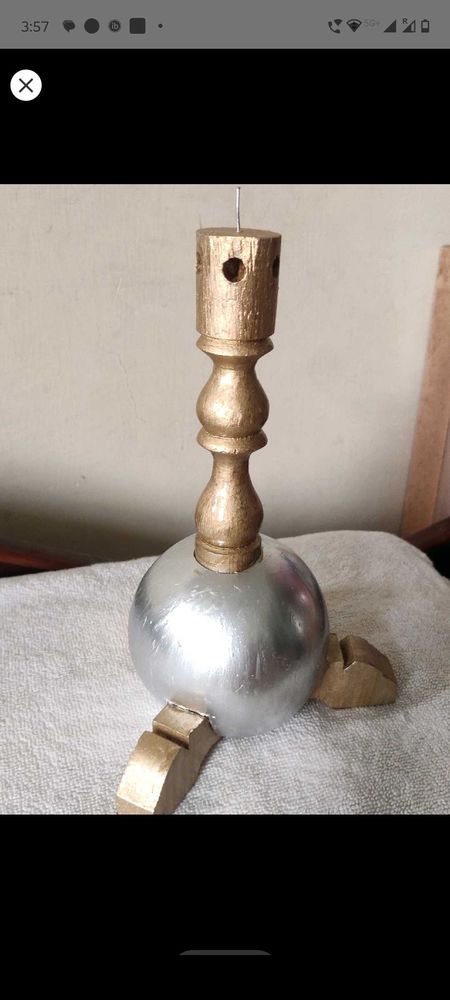 Wooden Big Candle Stand