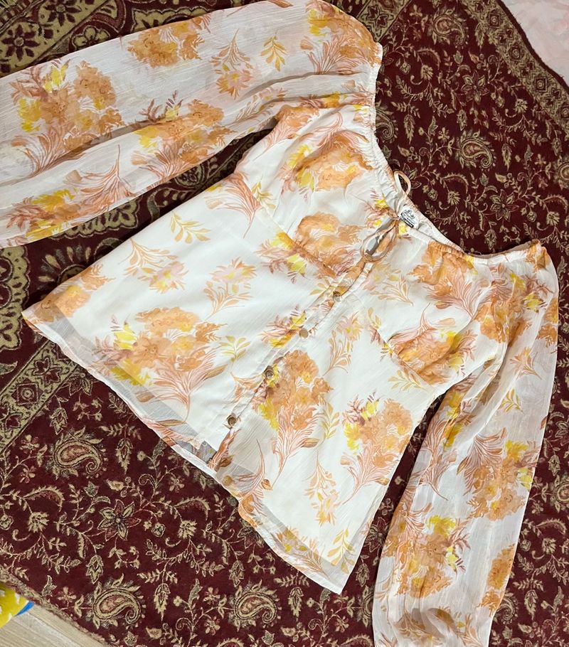 Floral Print Top