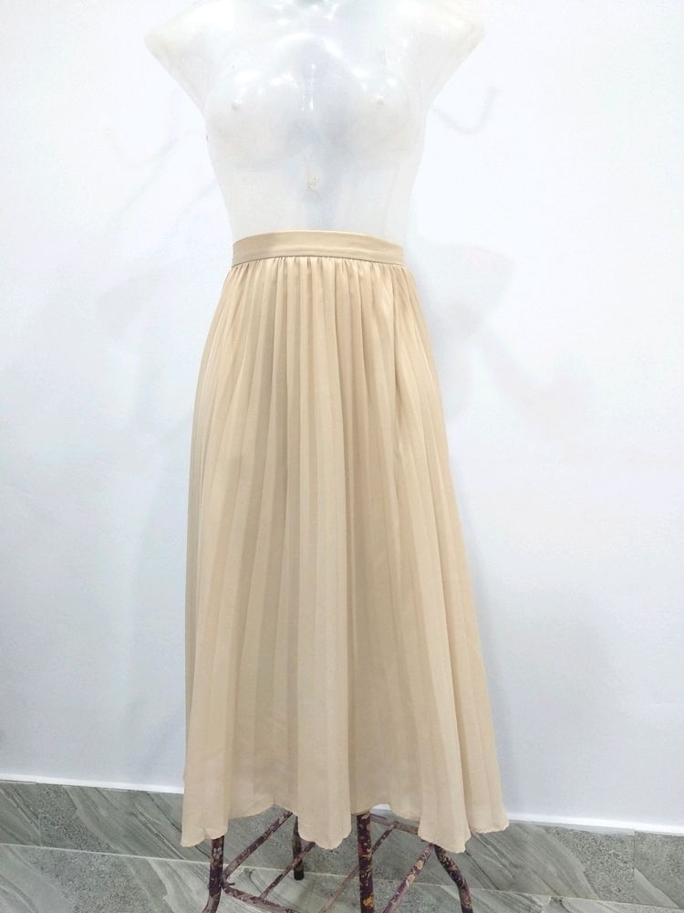 Midi Pleated Skirt