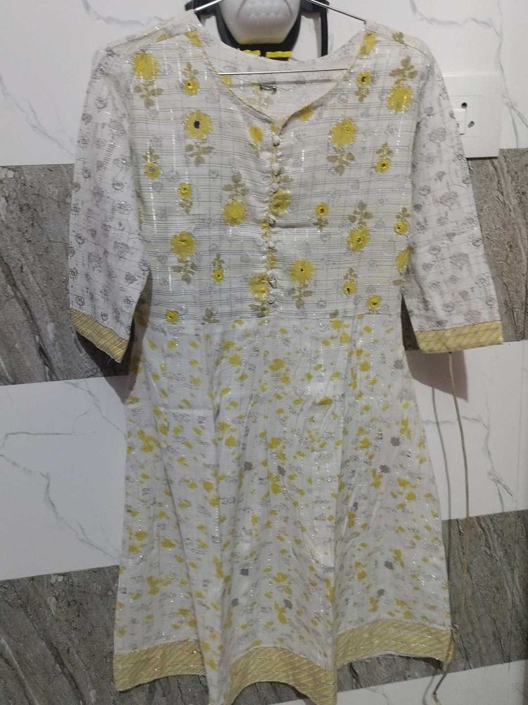 Floral Print Kurta