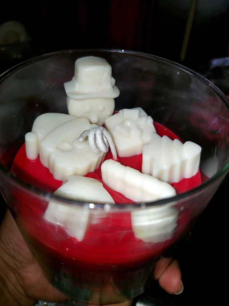 Festive Holiday Candle