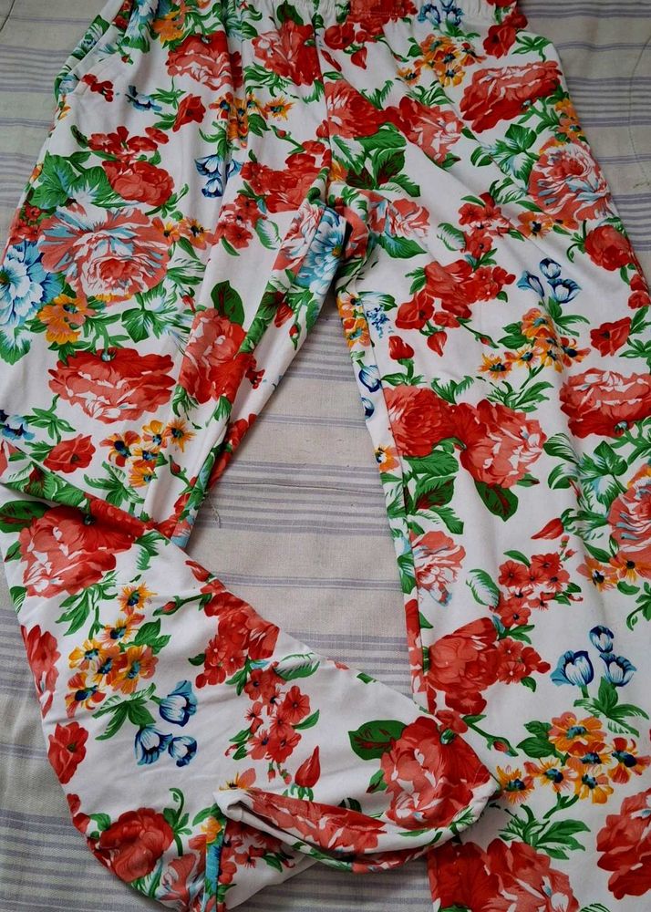 Floral Print Lounge Pants