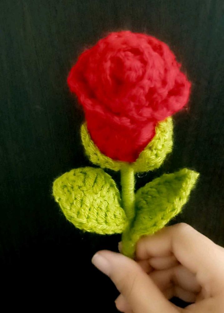 Crocheted Rose