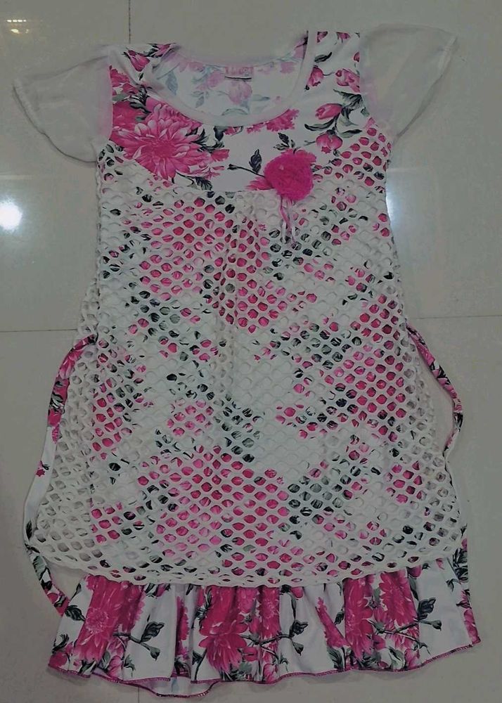 Cute Floral Girls Dress