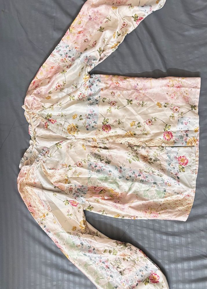 AND Floral Print Top