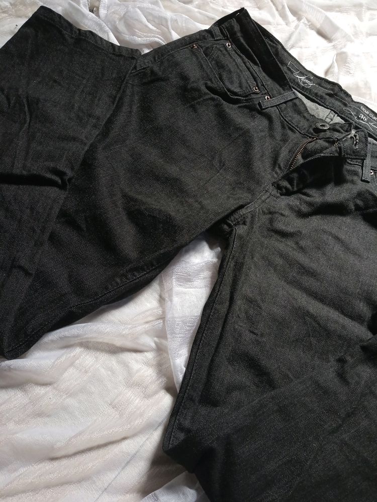 Slim Fit Black Denim Jeans 🎀
