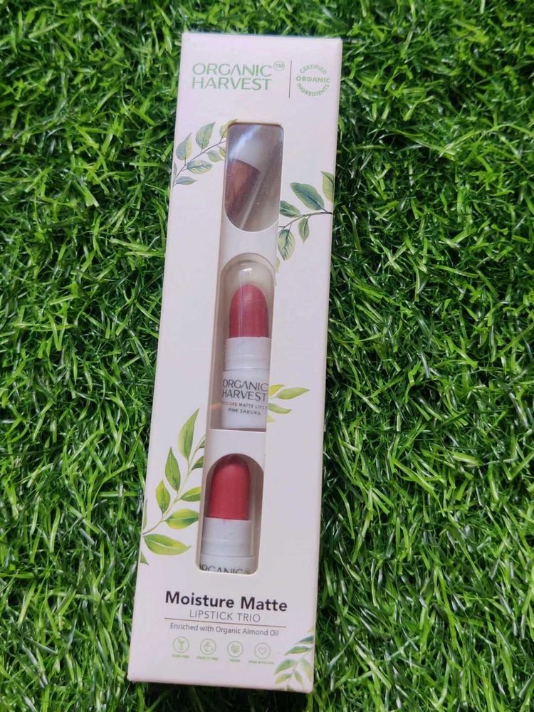 Organic Harvest Lipstick Trio