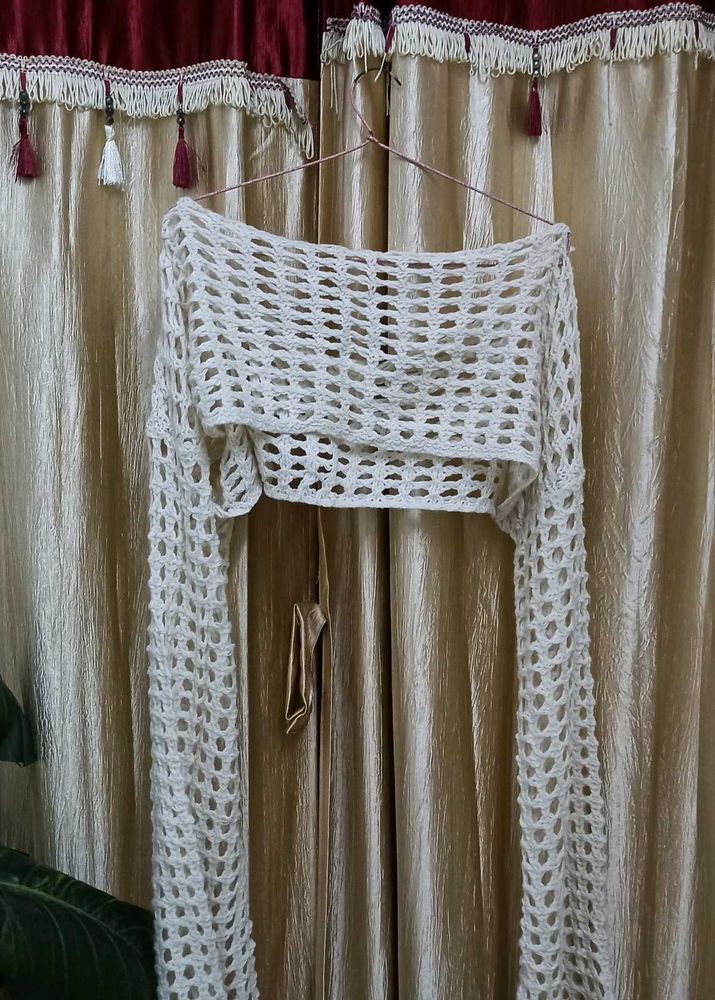 Crochet Knit Shrug