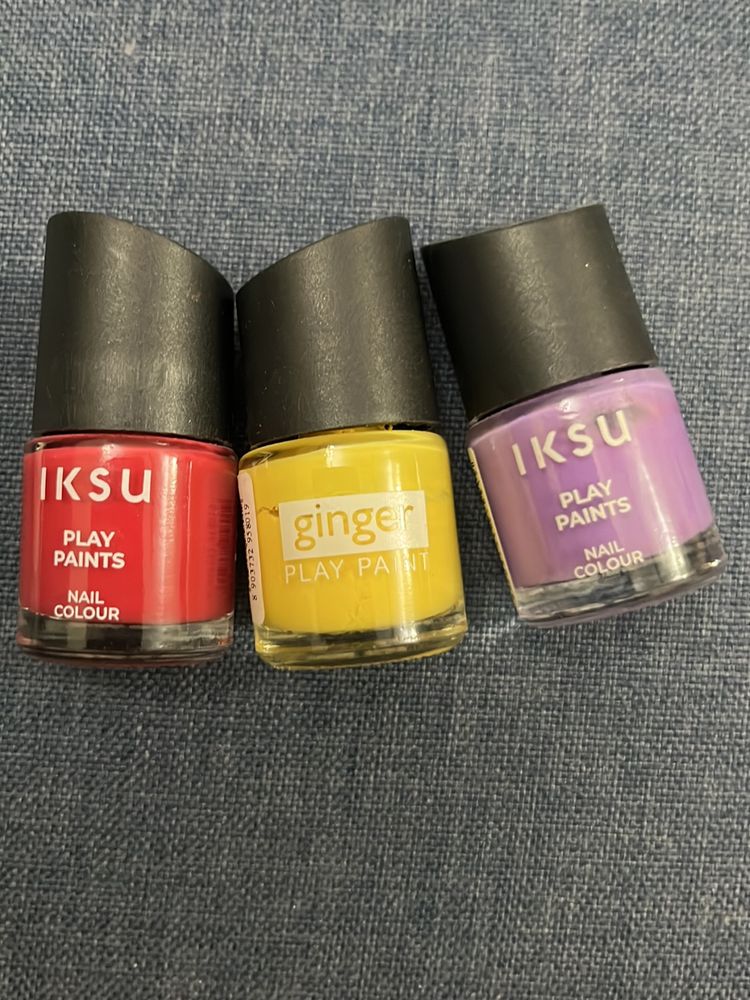 Set Of 3 Play Paints By Lifestyle (Iksu&amp;ginger)